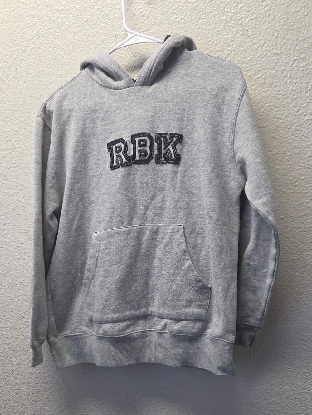 Kids Grey Hooded Sweatshirt Reebok L